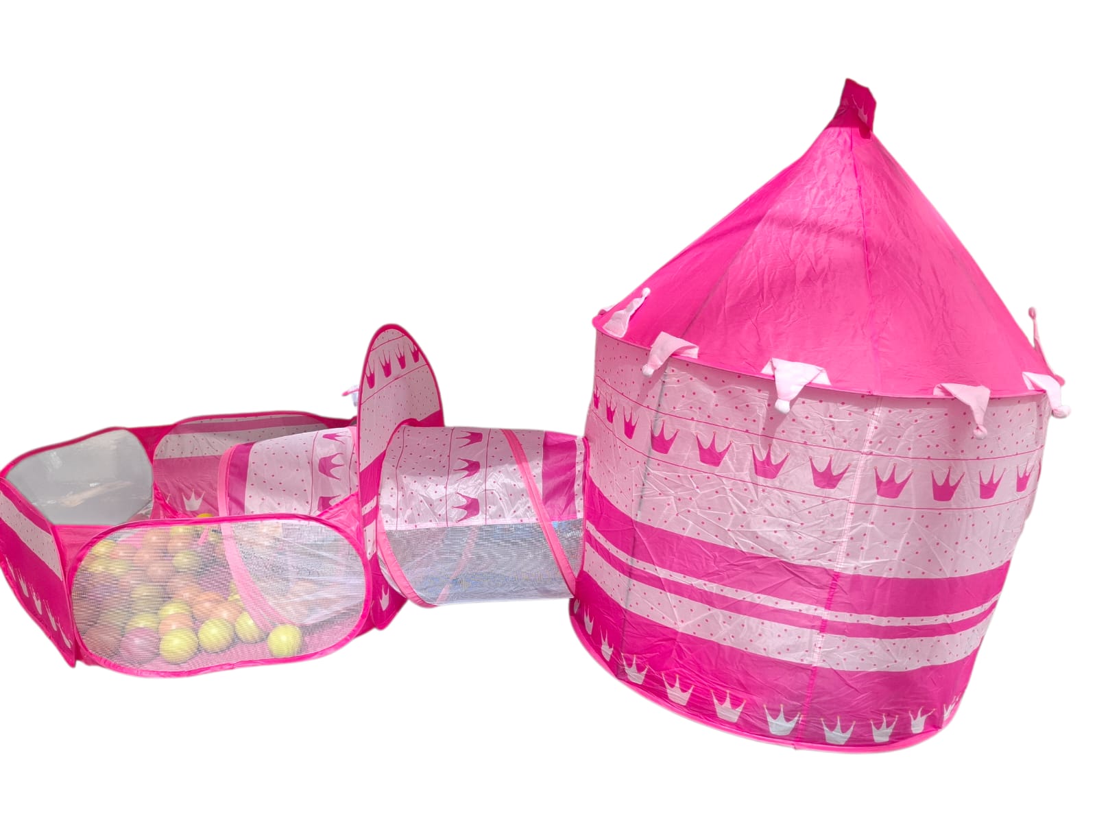 Carpa Tunel x3 + 50 pelotas